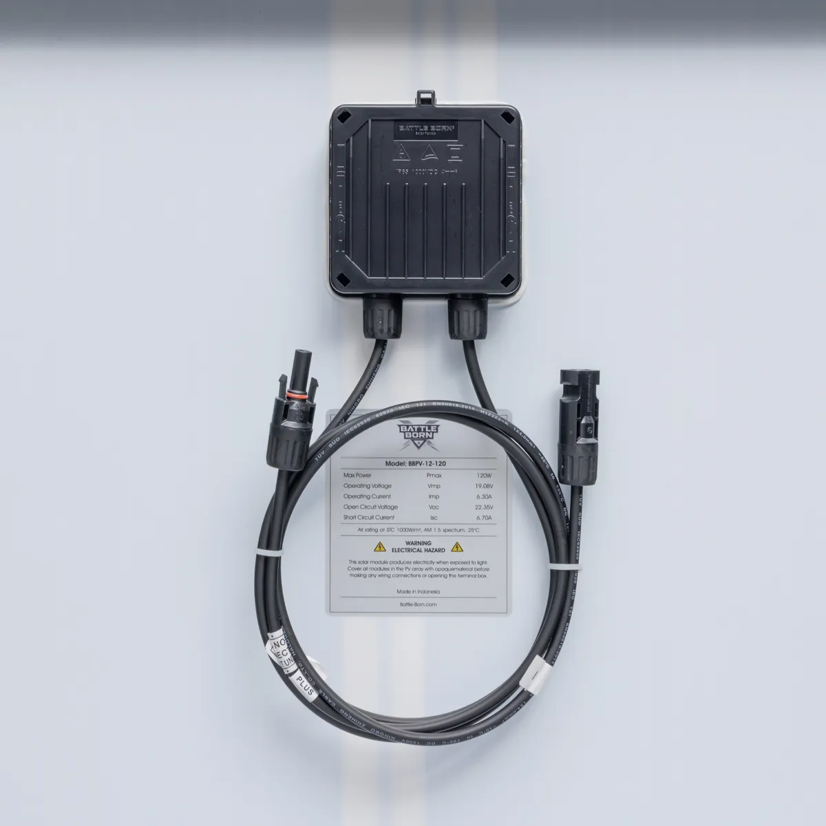 Battle Born Elite 120w 12v Rigid Solar Panel product image