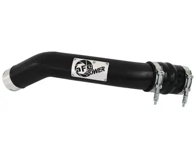 aFe Power BladeRunner 3" Black Intercooler Tube Hot Side w/Couplings and Clamps; Ford Trucks 11-15 V8-6.7L (td)
