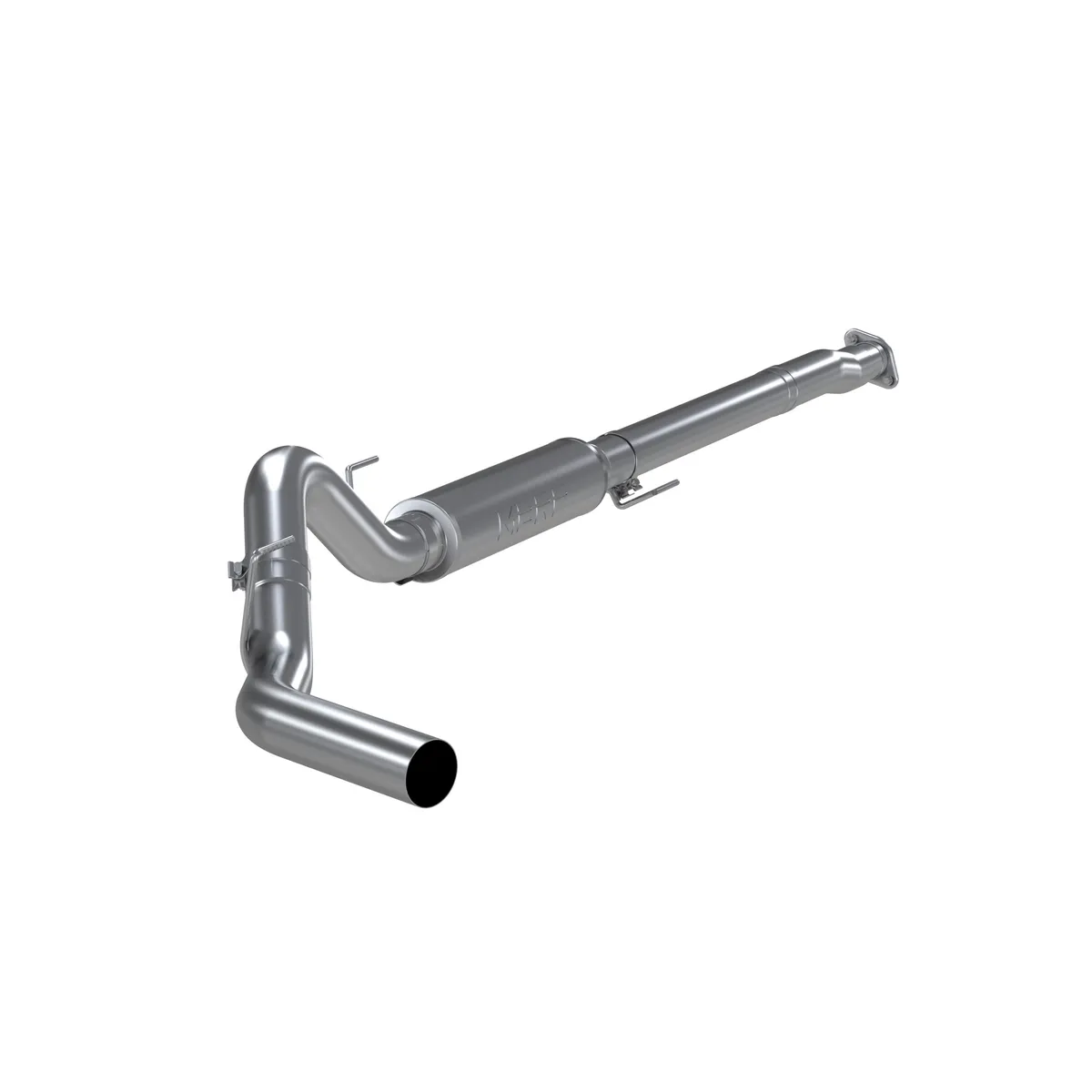 Armor Lite Cat Back Exhaust System; 4 in.; Incl. Front Pipe/Ext. Pipe/Muffler/Tailpipe/Hardware; No Tip Incl.; Single Side Exit; Aluminized; product image