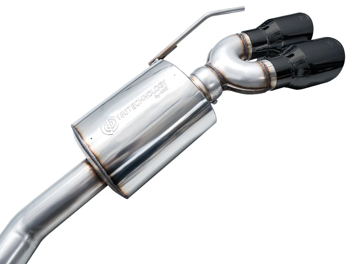AWE Touring Edition Exhaust for Ford Explorer ST - Chrome Silver Tips product image