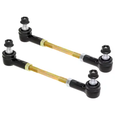 aFe Power Adjustable Sway Bar End Link Kit (6 1/2 Inch Long Rods w/ Sealed Rod Ends and Jam Nuts pair) RockJock 4X4
