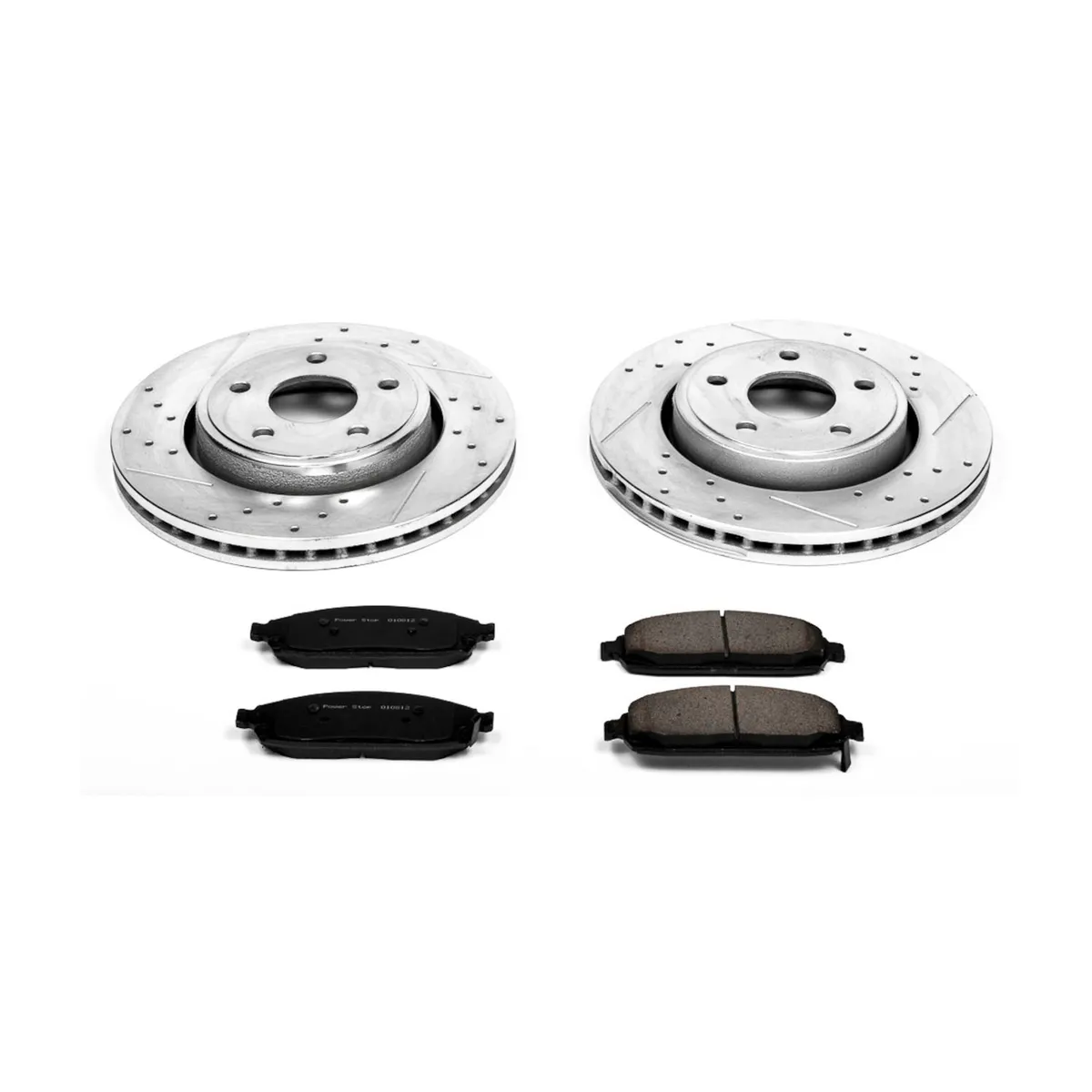 Z23 Evolution Sport Upgrade Kit: Drilled/Slotted Rotors; Carbon-Fiber Ceramic Pads W/Hardware product image