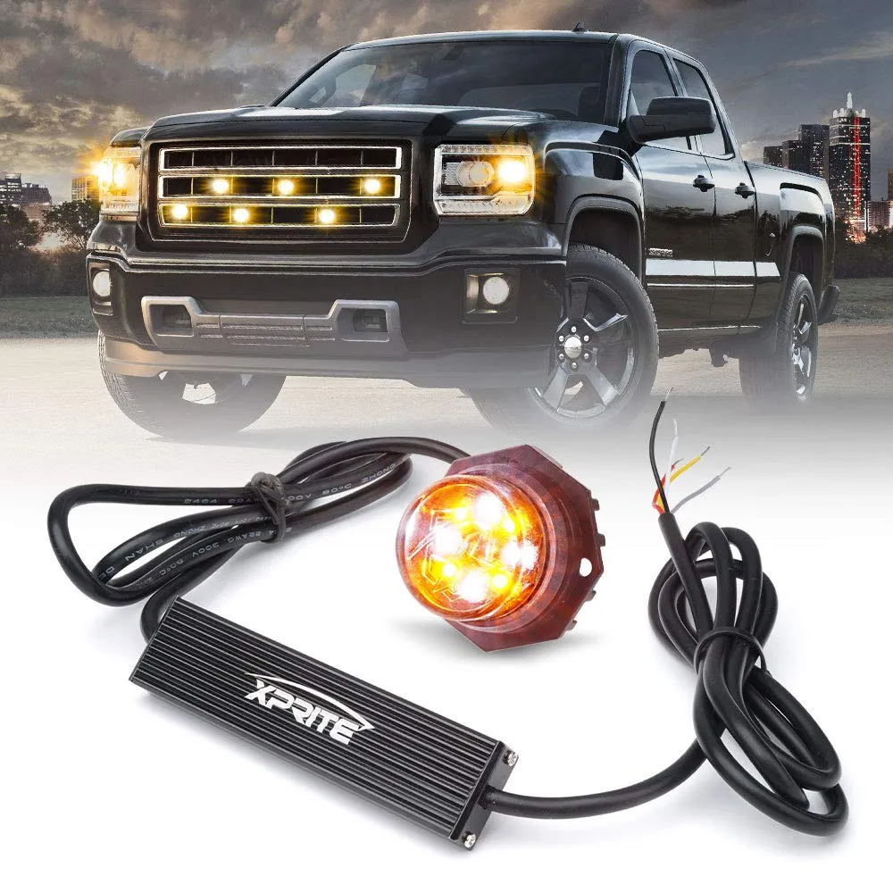 Xprite LED Hide-A-Way Emergency Strobe Light | Conceal Series