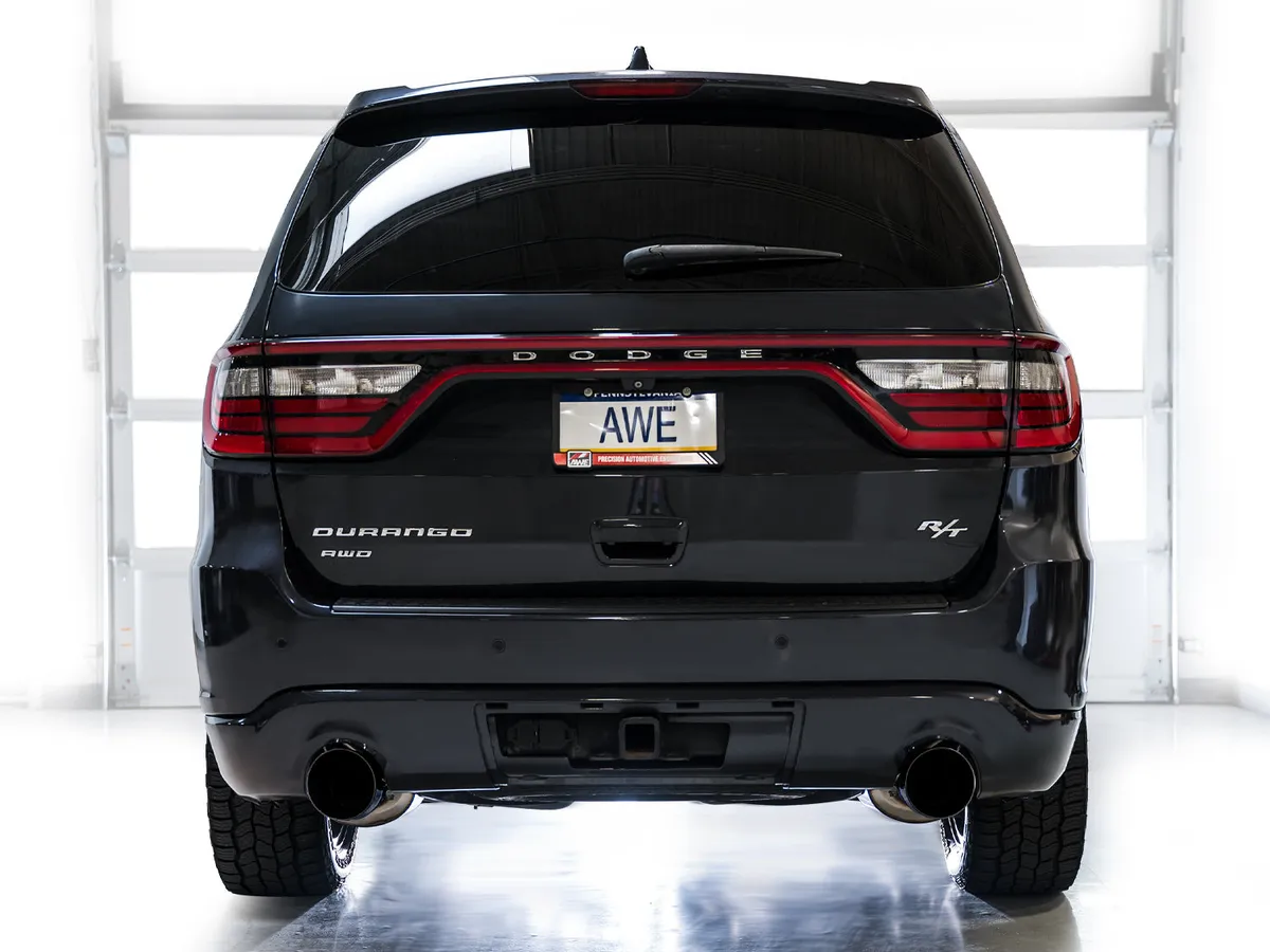 AWE Track Edition Exhaust for Dodge Durango 3.6 / 5.7 - Chrome Silver Tips product image