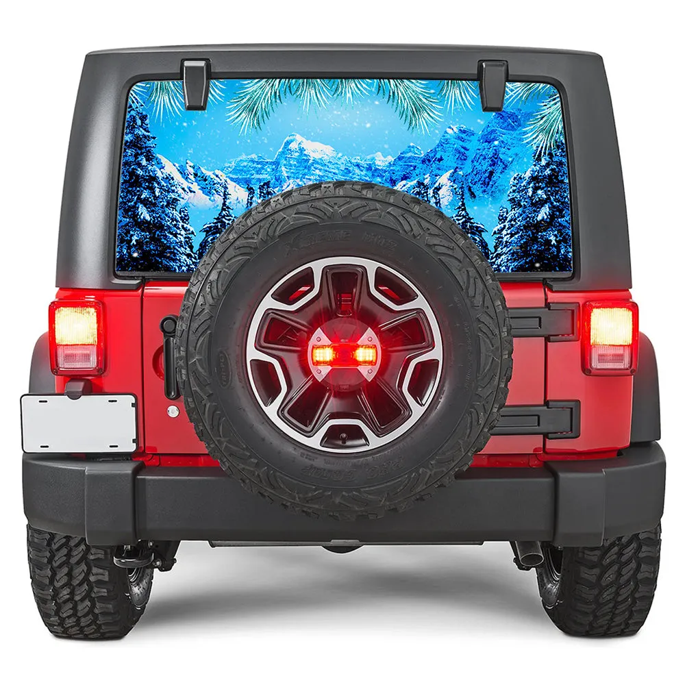 Winter Skyline Rear Window Decal product image