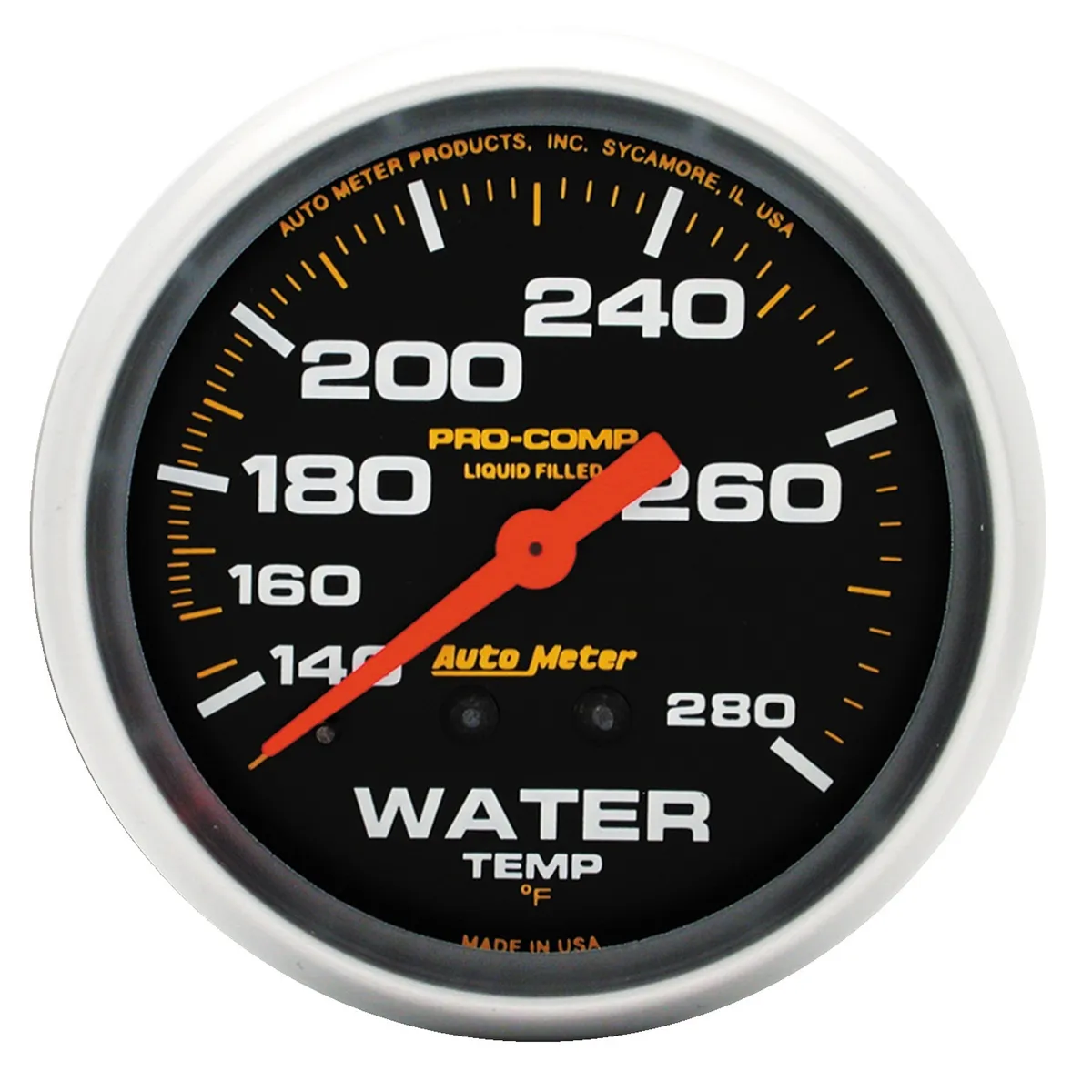 2-5/8in. Water Temperature; 140-280 f; Liquid Filled; Pro-Comp product image