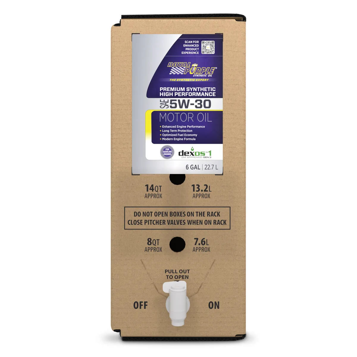 Royal Purple Multi-Grade Motor Oil 5w30 SAE 6 Gal Box Dexos