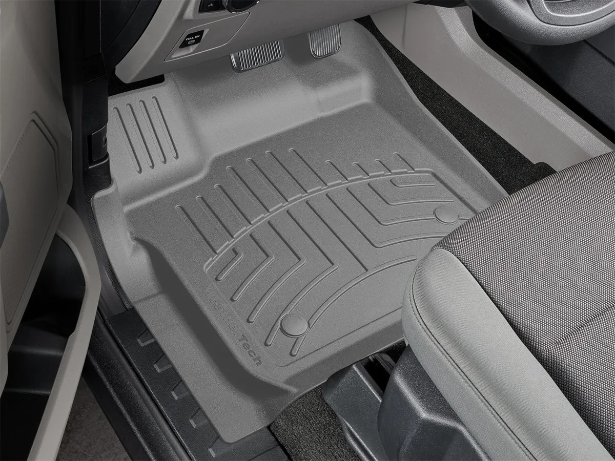 2015 + Ford F-150 SuperCrew and SuperCab Front 3D Floor Mats Grey product image