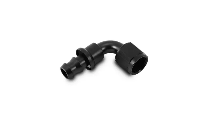 Vibrant Performance - 22906 - Push-On 90 Degree Hose End Elbow Fitting; Size: -6AN product image