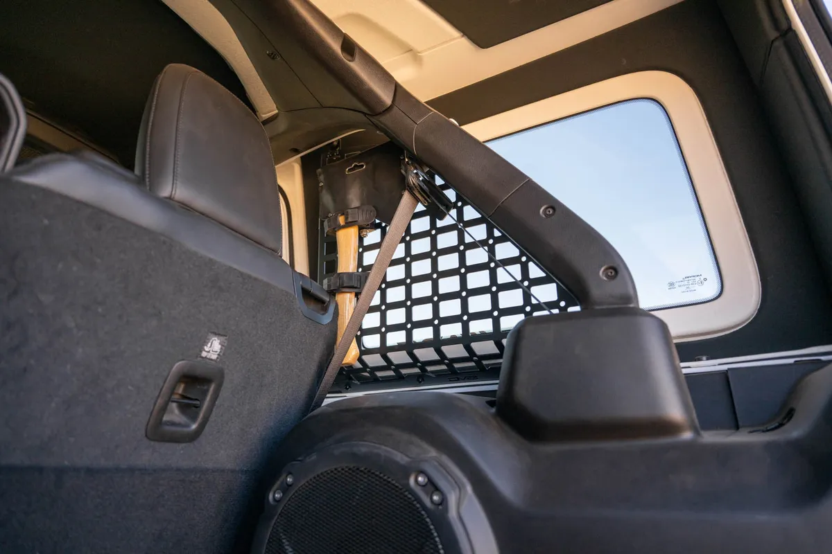 2018-2025 Jeep Wrangler 4-Door DV8 Offroad Rear Window Pocketed Molle Panels product image