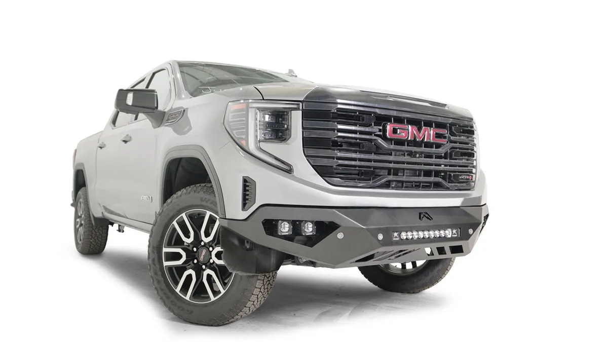 Vengeance Front Bumper; 2 Stage Black Powder Coated; w/No Guard; w/Sensors; product image