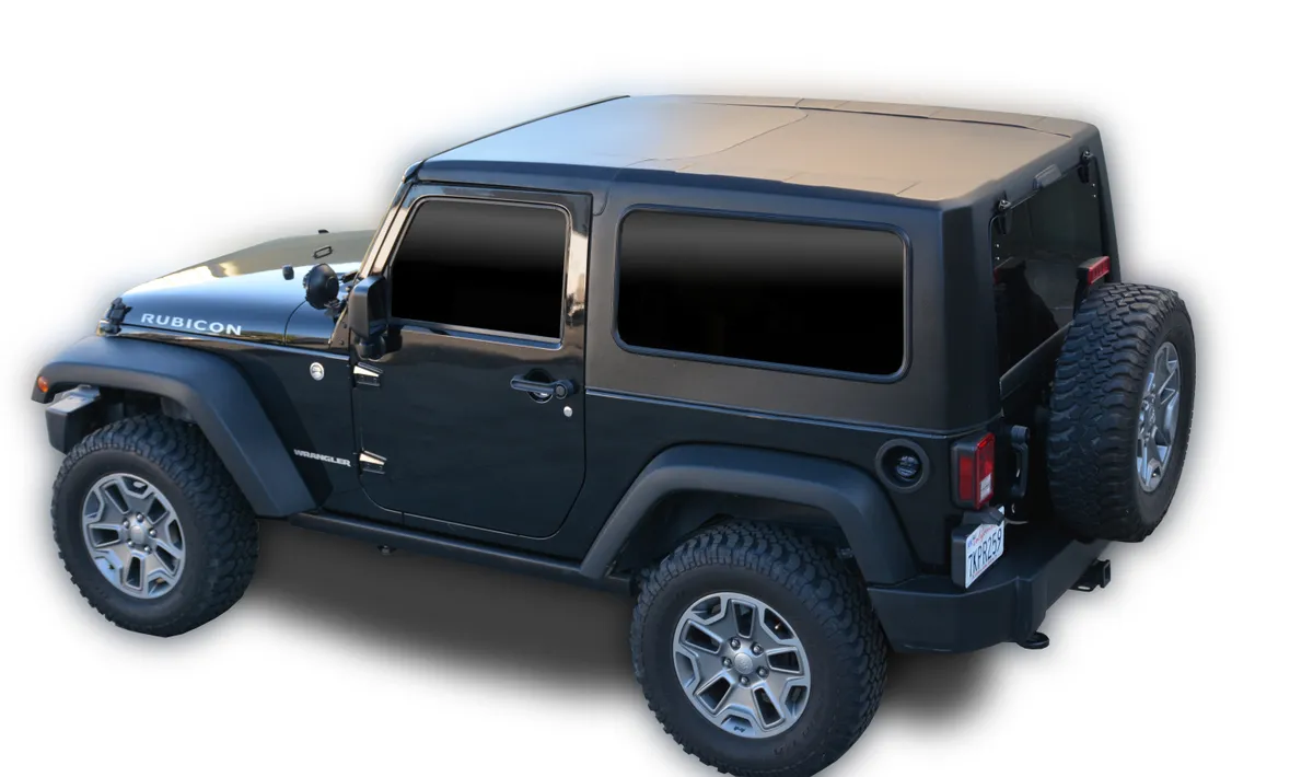 0718 Wrangler 2DR 2pc Hard Top(Square Back)(Factory Style)(No Deforst no Wiper) product image