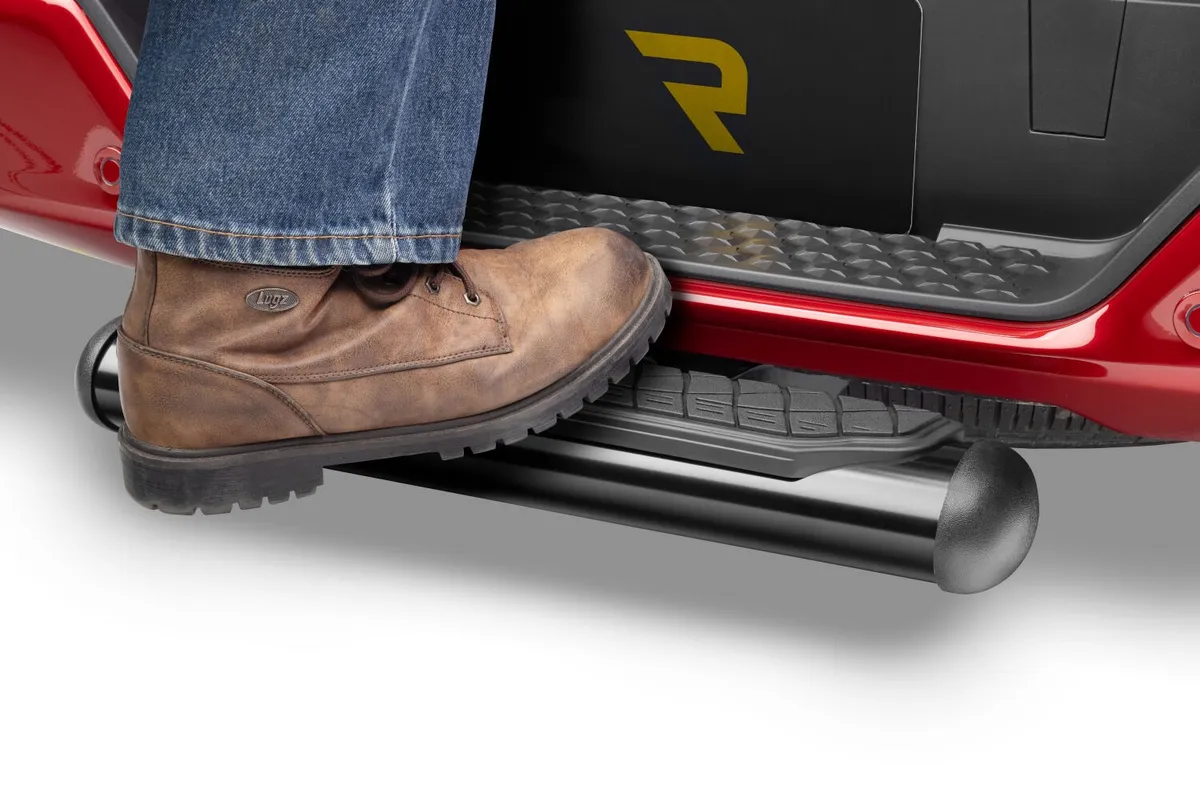 4in Rhino! Oval Hitchstep 2in Receivers Side & Hitch Steps Black product image