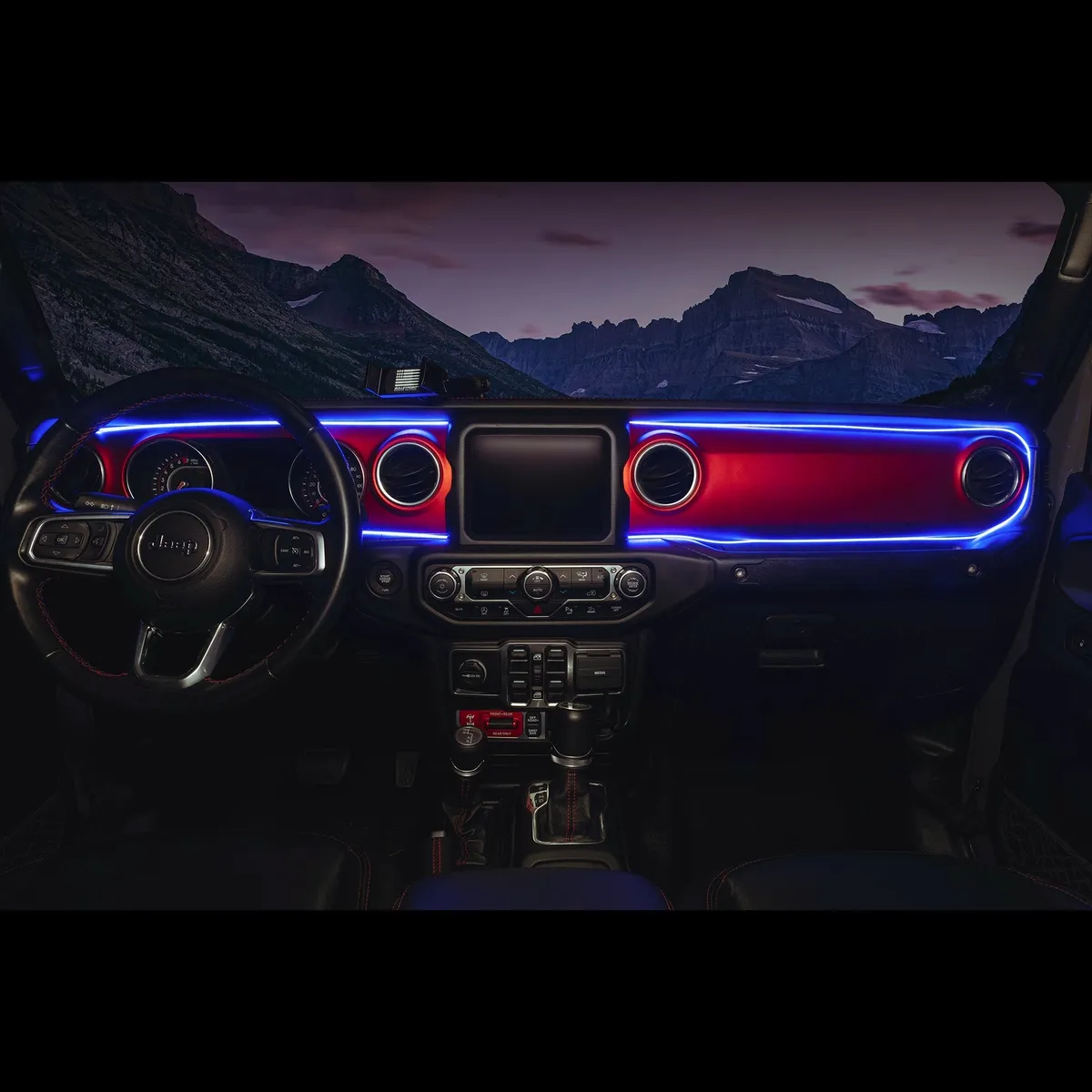 ORACLE Lighting 2018-2023 Jeep Wrangler JL/Gladiator JT Dynamic ColorSHIFT LED Interior Dash Board Kit product image
