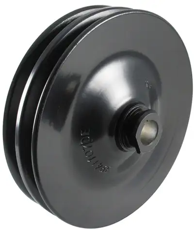 Borgeson Borgeson - Power Steering Pulley - P/N: 801001 - OEM GM Power steering pulley. Steel 2 Row keyway style. Painted black.