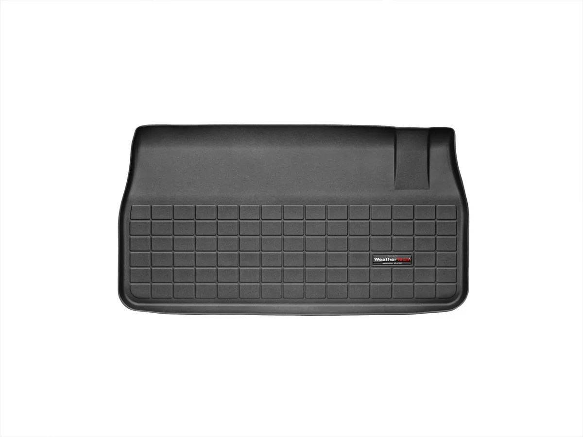 2005 + Chrysler Town and Country Long Wheel Base Black Cargo Liners Behind 3rd seat w/ Stow N Go seats / 2005 + Dodge Grand Caravan Black Cargo Liners Behind 3rd seat w/ Stow N Go seats product image