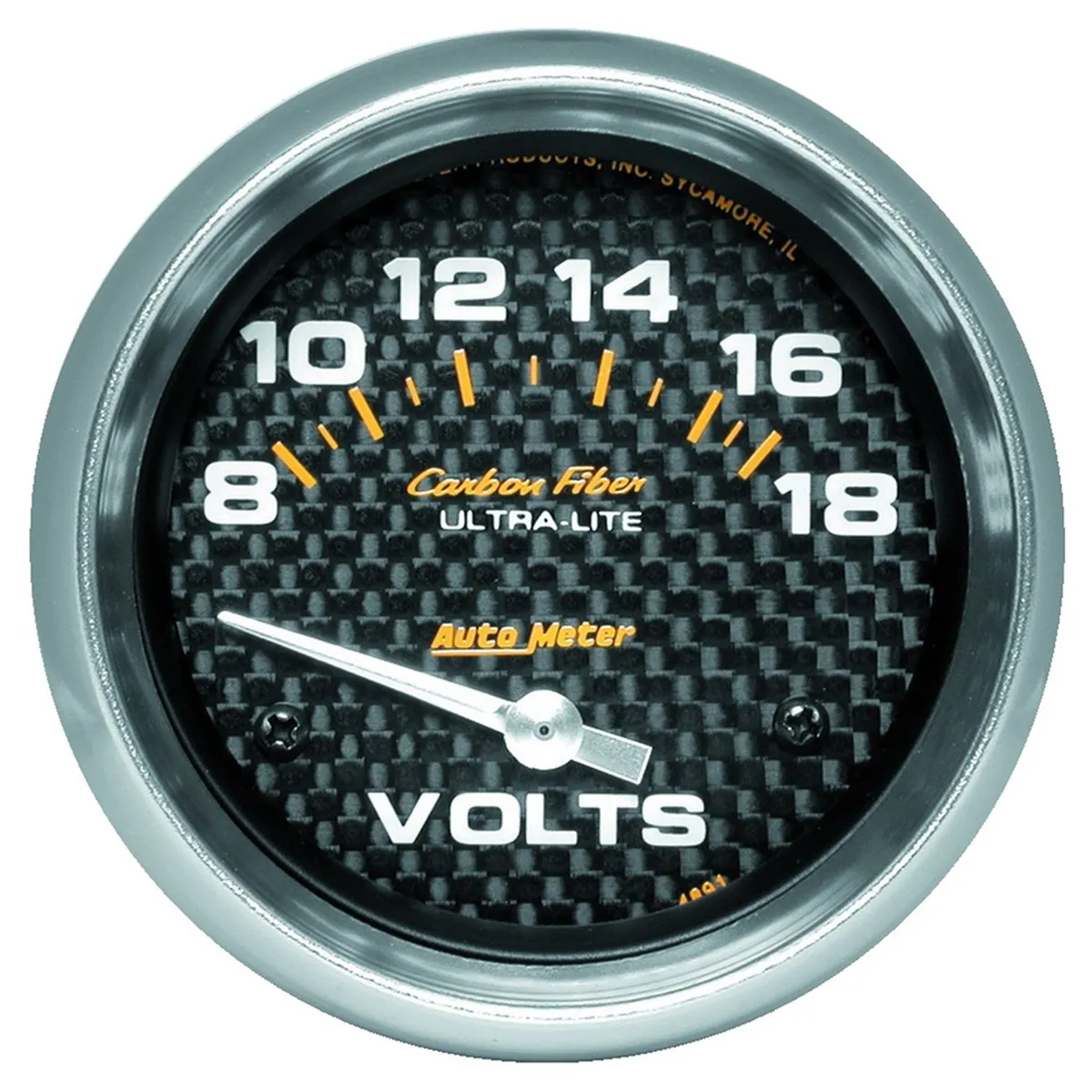 Gauge, Voltmeter, 2 5/8", 18V, Electric, Carbon Fiber product image