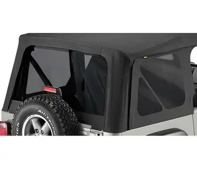 Bestop Black Diamond Window Kits, Tinted Window Kit, Tinted Jeep 03-06 Wrangler; Except Unlimited; Fits Replace-A-Top 51128, 51129, 51178 or 51193