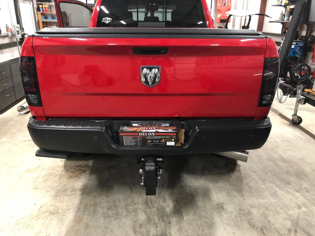 Dodge 09-18 RAM 1500 And 10-18 RAM 25003500 Oled Tail Lights Replaces Factory OEM Halogen Tail Lights - Smoked Lens product image