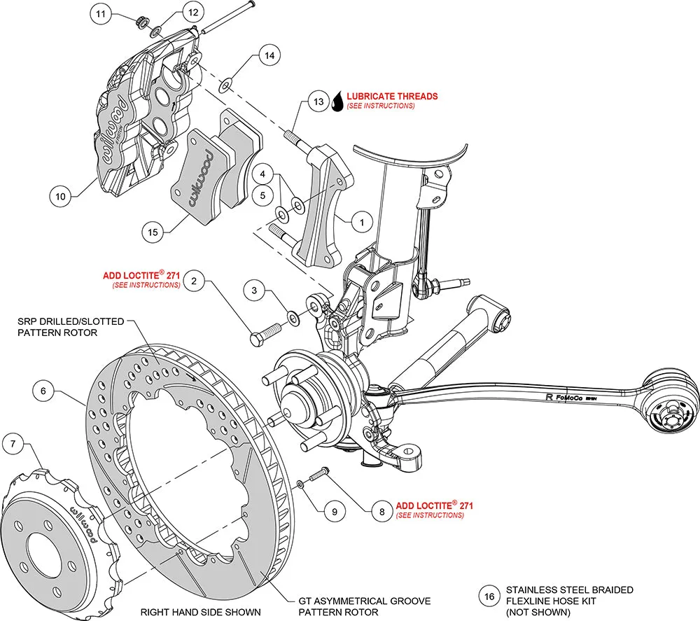 1960 - 2021 Ford, Mercury AERO6 Big Brake Front Brake Kit - 140-13887 product image