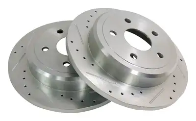 Crown Automotive Jeep Replacement Brake Rotor Set 2005-2010 WK Grand Cherokee, WH (Europe) Grand Cherokee w/o SRT8 Package;2006-2010 XK Commander, XH (Europe) Commander;