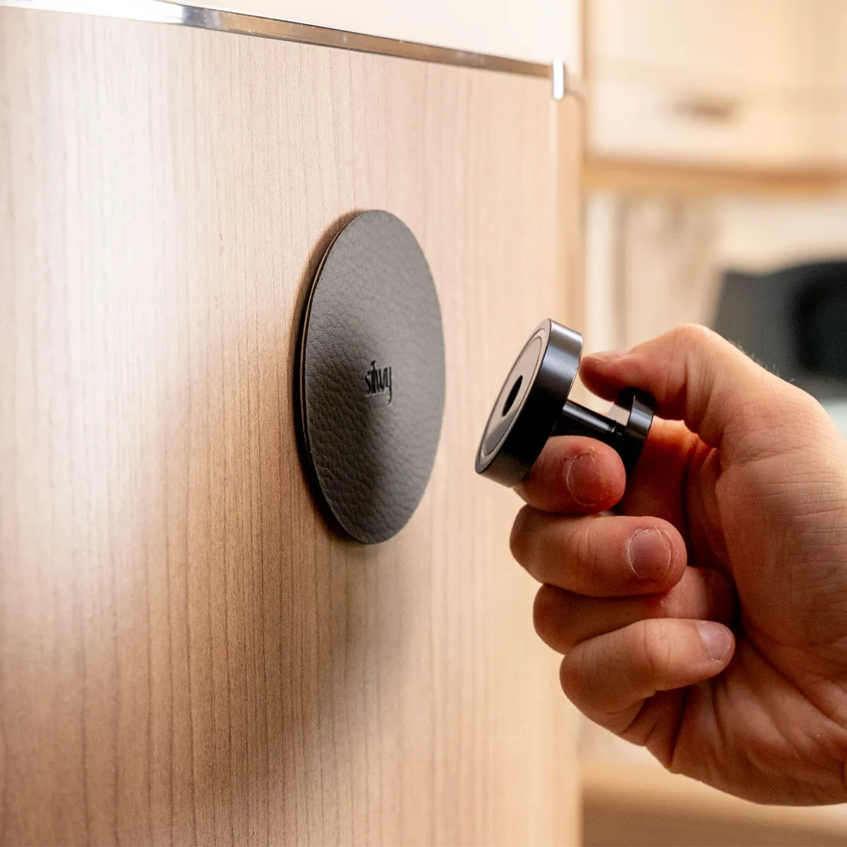 Magnetic hook SPOT incl. 3M pad BLACK product image