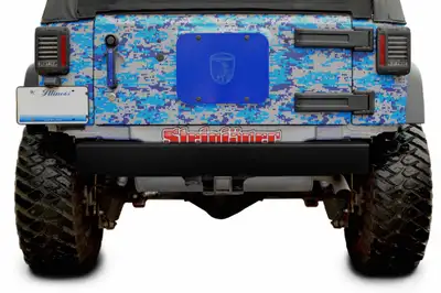 Steinjager Bumpers 2007-2018 Bumper, Rear Cap Style Black