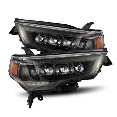 AlphaRex 1424 4runner Nova LED Proj Headlights Alpha Black W/Activation Light & Seq Signal/Switchback DRL