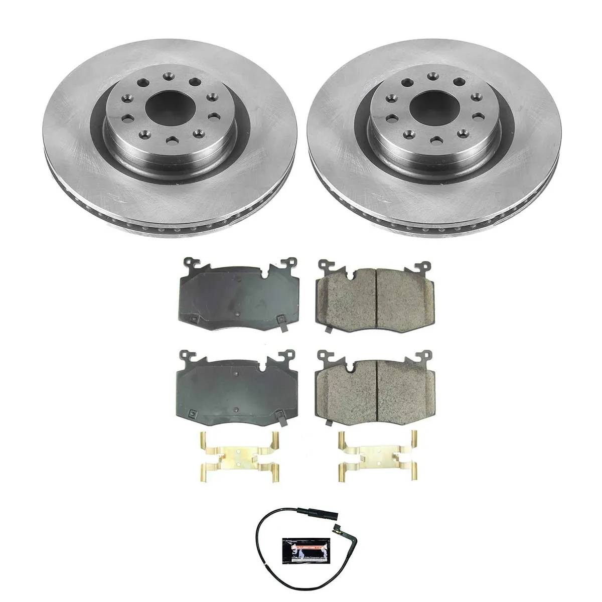 Z17 Direct Replacement Kit: Rotors; Ceramic Pads W/Hardware; Pad Sensors product image