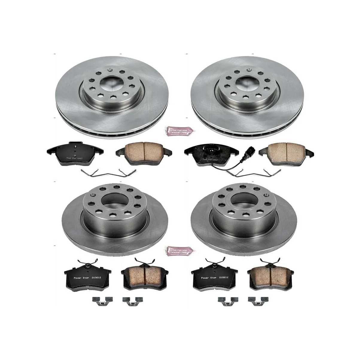 Z17 Direct Replacement Kit: Rotors; Ceramic Pads W/Hardware product image