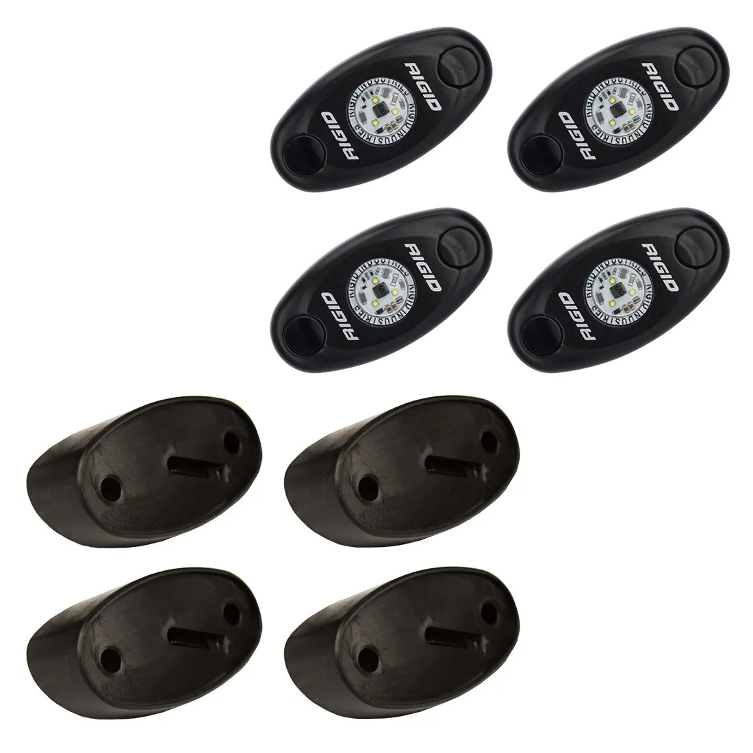 RIGID A-Series LED Universal Rock Light Kit, High Power Amber, Set Of 4 product image