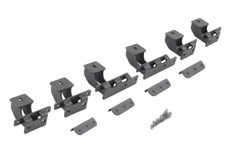 Go Rhino Go Rhino D64029TK - Dominator Xtreme D1,,D2, D6, DSS, DT Side Steps - Mounting Brackets Only - Textured Black