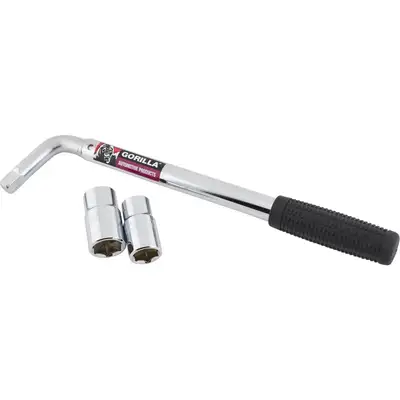 Gorilla Telescoping Lug Wrench w/(2) Dual Sockets