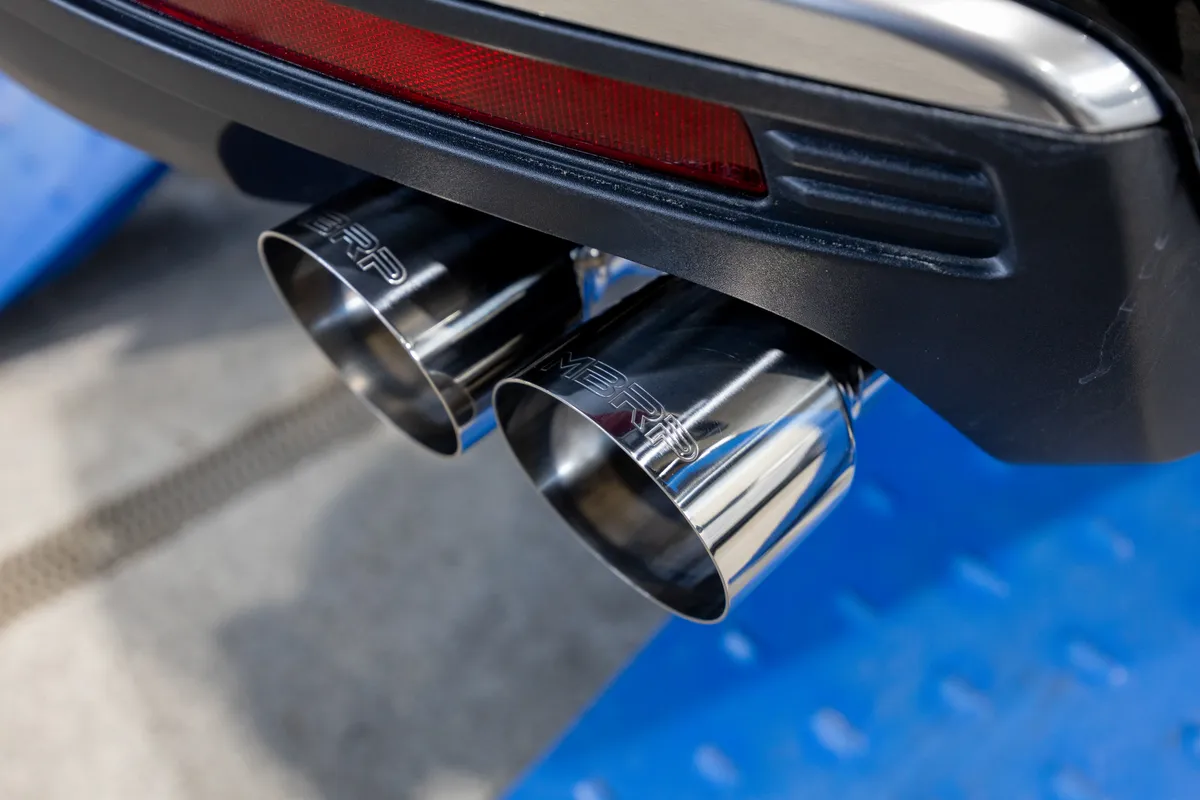 21-Present Chevrolet/GMC Tahoe/Yukon 3 Inch Cat Back Dual Split Rear Exhaust System, Armor Lite Aluminized Steel with Quad Tips MBRP product image