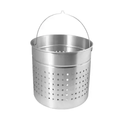 Bayou Classic Reinforced Aluminum Baskets with Helper Handle ~ handcrafted classics