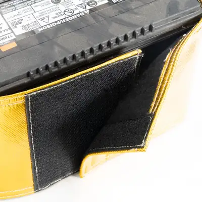 Pacific Performance Engineering Heat Shield For Side Post Battery Gold