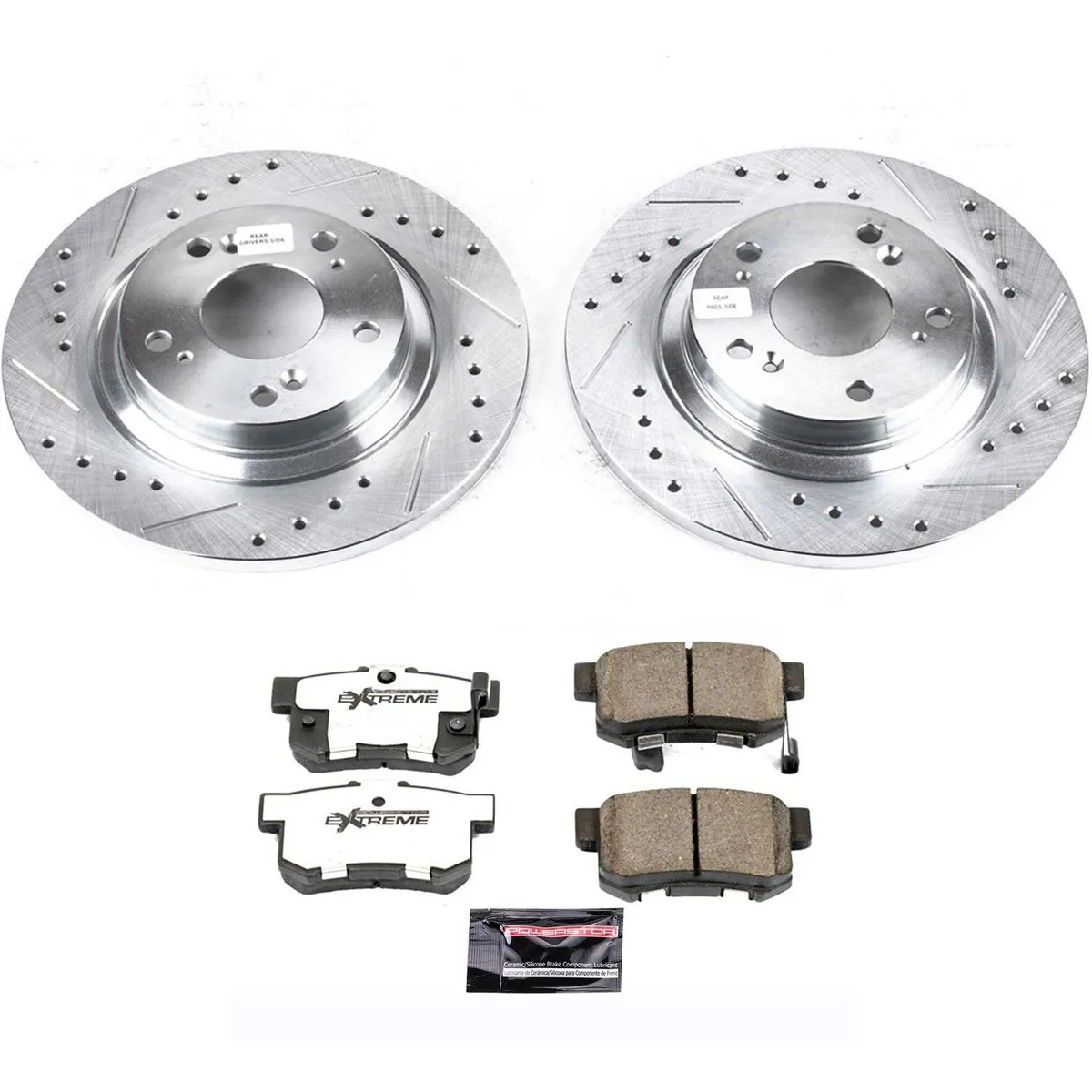 Z26 Street Warrior Upgrade Kit: Drilled/Slotted Rotors; Carbon-Fiber Ceramic Pads W/Hardware product image
