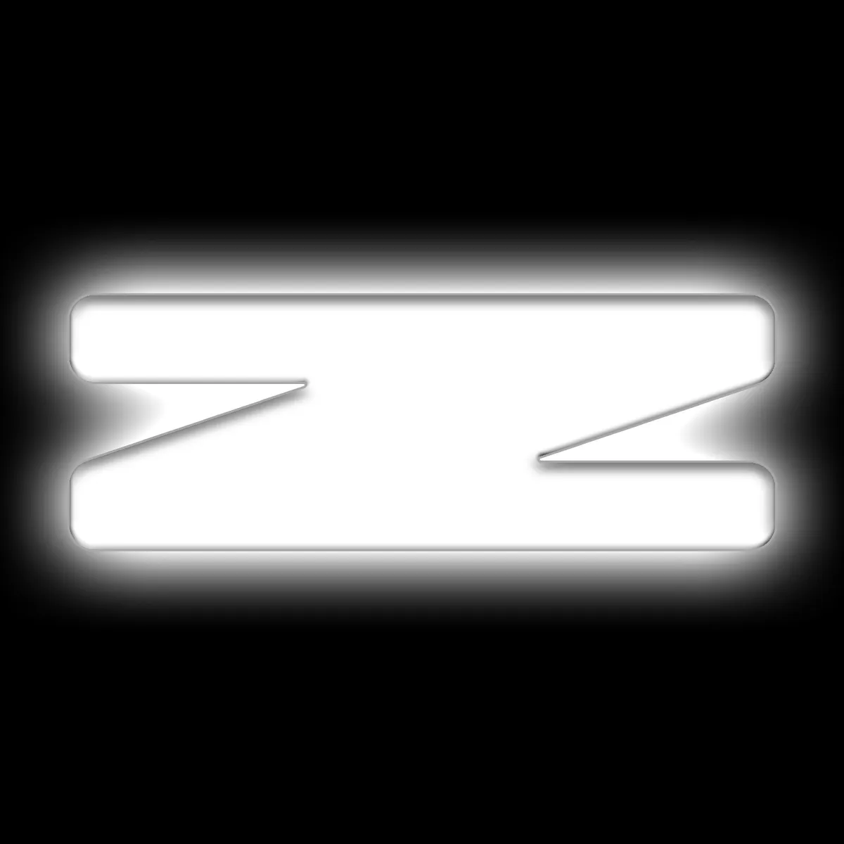 ORACLE Lighting Universal Illuminated LED Letter Badges - Matte White Surface Finish - Z product image
