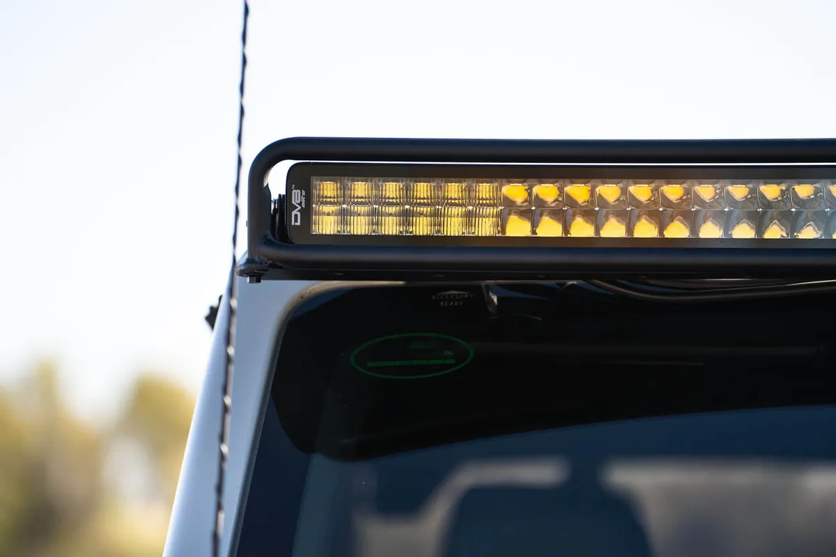 21c Bronco LED Light Straight Mount Fits (1) 52in Light Bar or (16) 3in LED Pod Lights no Drill product image