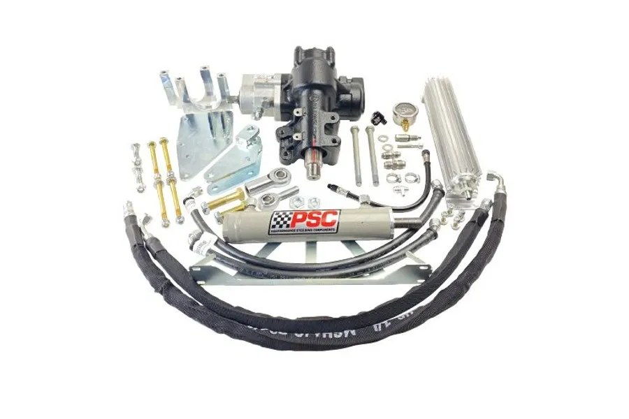 PSC Motor Sports 18c Wrangler/Gladiator Bolton OE Axle And Tie Rod Ehps Cylinder Assist Steering Kit