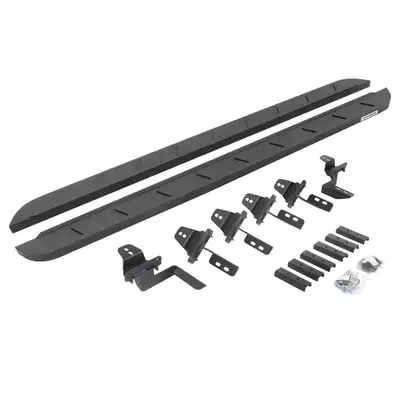 Go Rhino Go Rhino 63450568ST - RB10 Slim Line Running Boards With Mounting Brackets - Protective Bedliner Coating