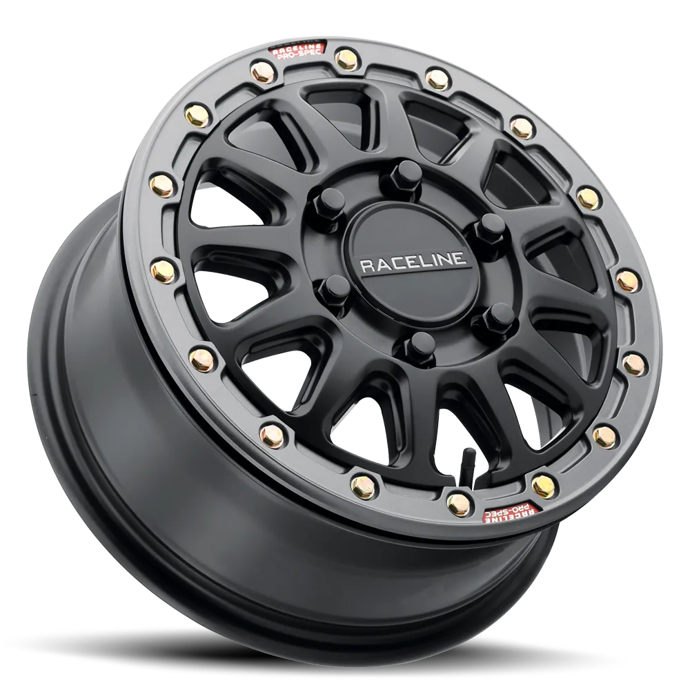 A14bg Alpha UTV Beadlock Black W/Gunmetal Ring 15x7 5x114.3 +25 product image