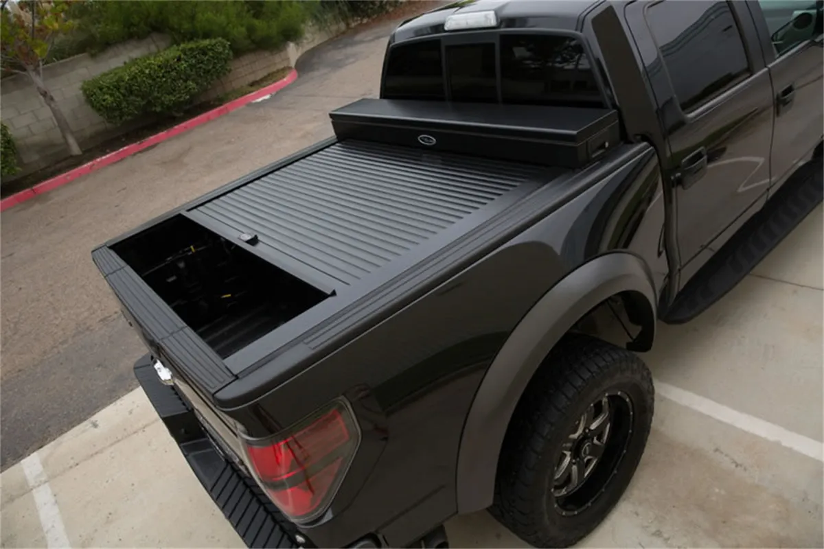 Truck Covers USA CRJR350 Junior Size Toolbox and Hard Retractable Roll-up Tonneau Cover Combination product image