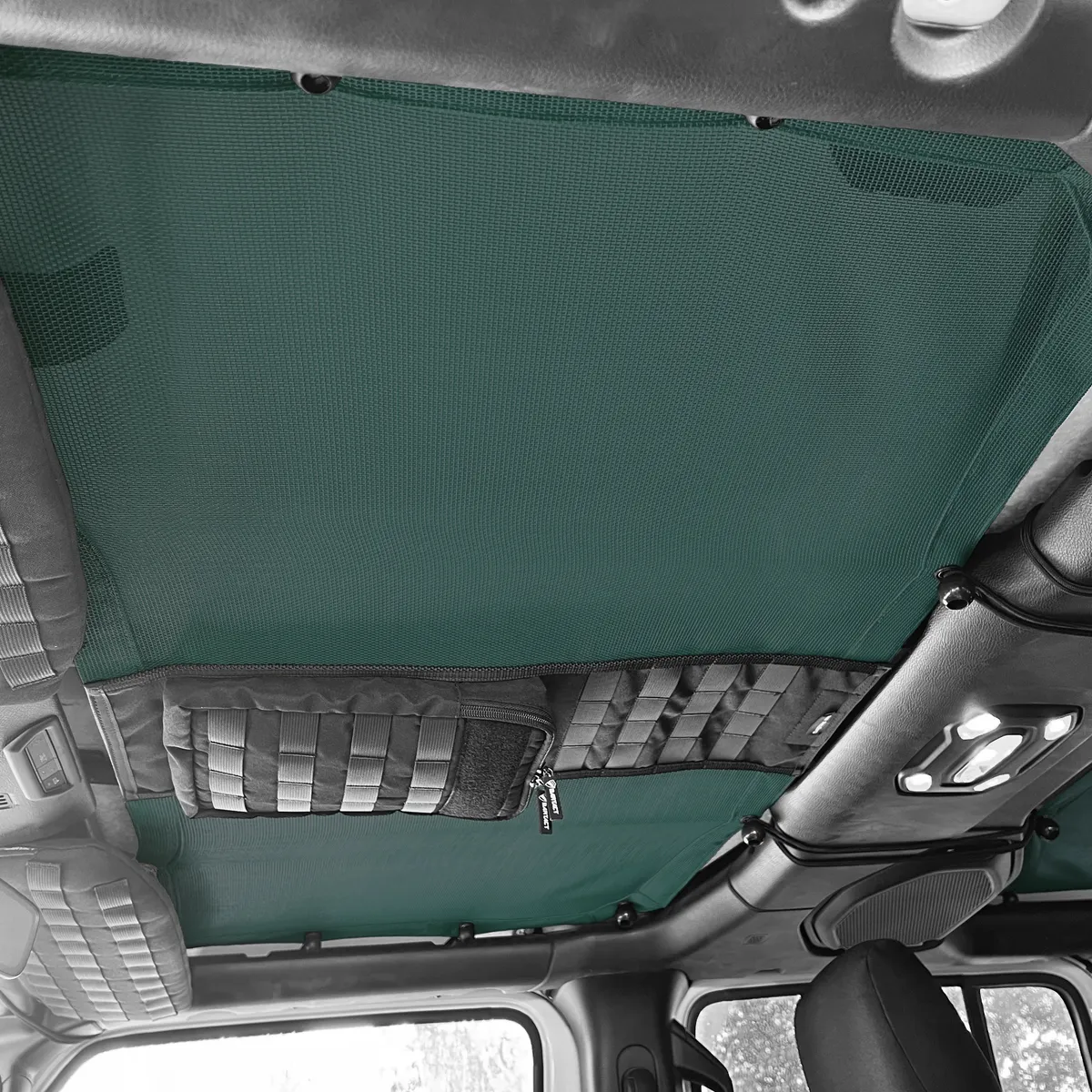 Full 2 Piece Tactical Sun Shade for Jeep Gladiator Top 2019+ w/ optional MOLLE Storage | Pat Pending | Bartact product image
