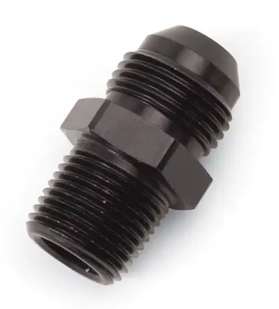 Edelbrock P/C #8 to 3/8 NPT Str Adapter Fitting