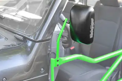 Steinjager Doors 2018 to Present Mirror Legs to Fit Tube Doors Neon Green