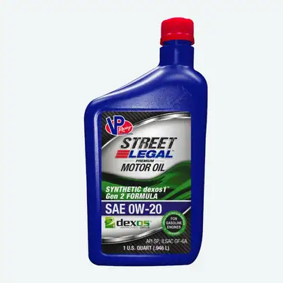 VP Racing Fuels VP Racing Fuels VP3902543 Street Legal Synthetic dexos1 Formula 0W-20 (GF-6) Qt