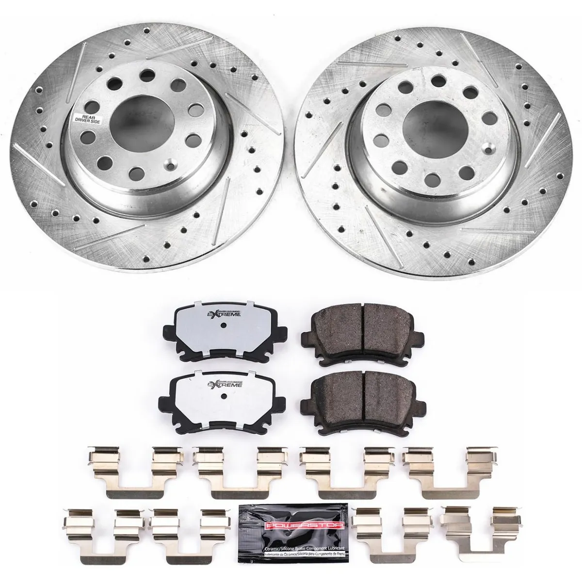 Z26 Street Brake Kit Rear 2006-2009 Audi a3 2006-2009 Audi a3 Quattro 2006-2010 vw Gti 2006-2010 product image