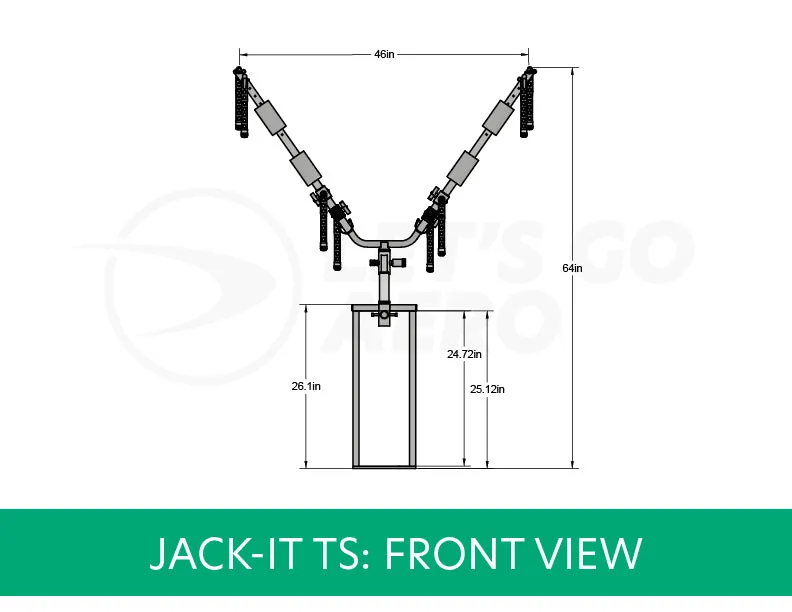 Jack-IT TS Two Bike TwinSpin Carrier product image
