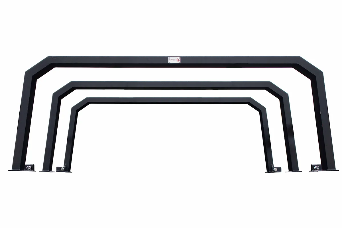Gladiator Bed Rack Full Tackle Rack For 20+ Jeep Gladiator Full Rack Black Powdercoat Fishbone Offroad product image